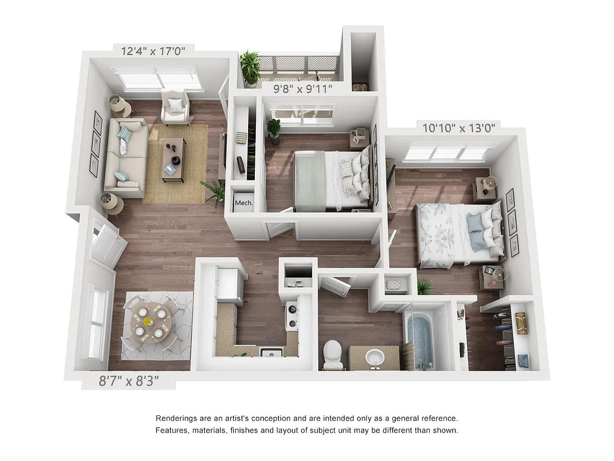 Floor plan 2X1 B