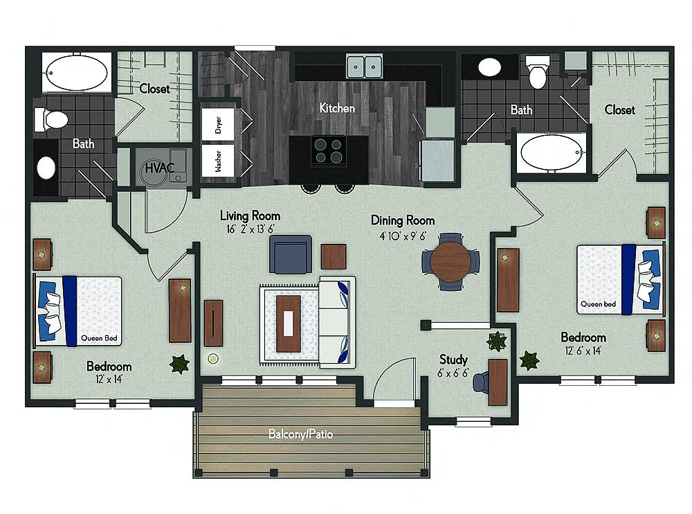 Floor plan Harney