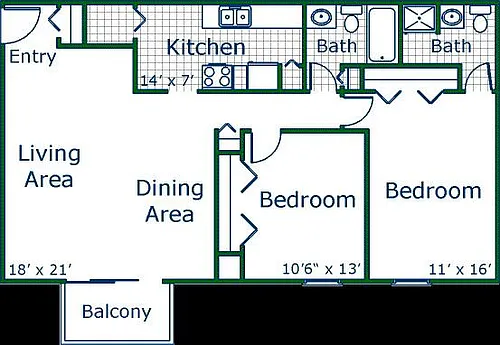 Floor plan Tidewater