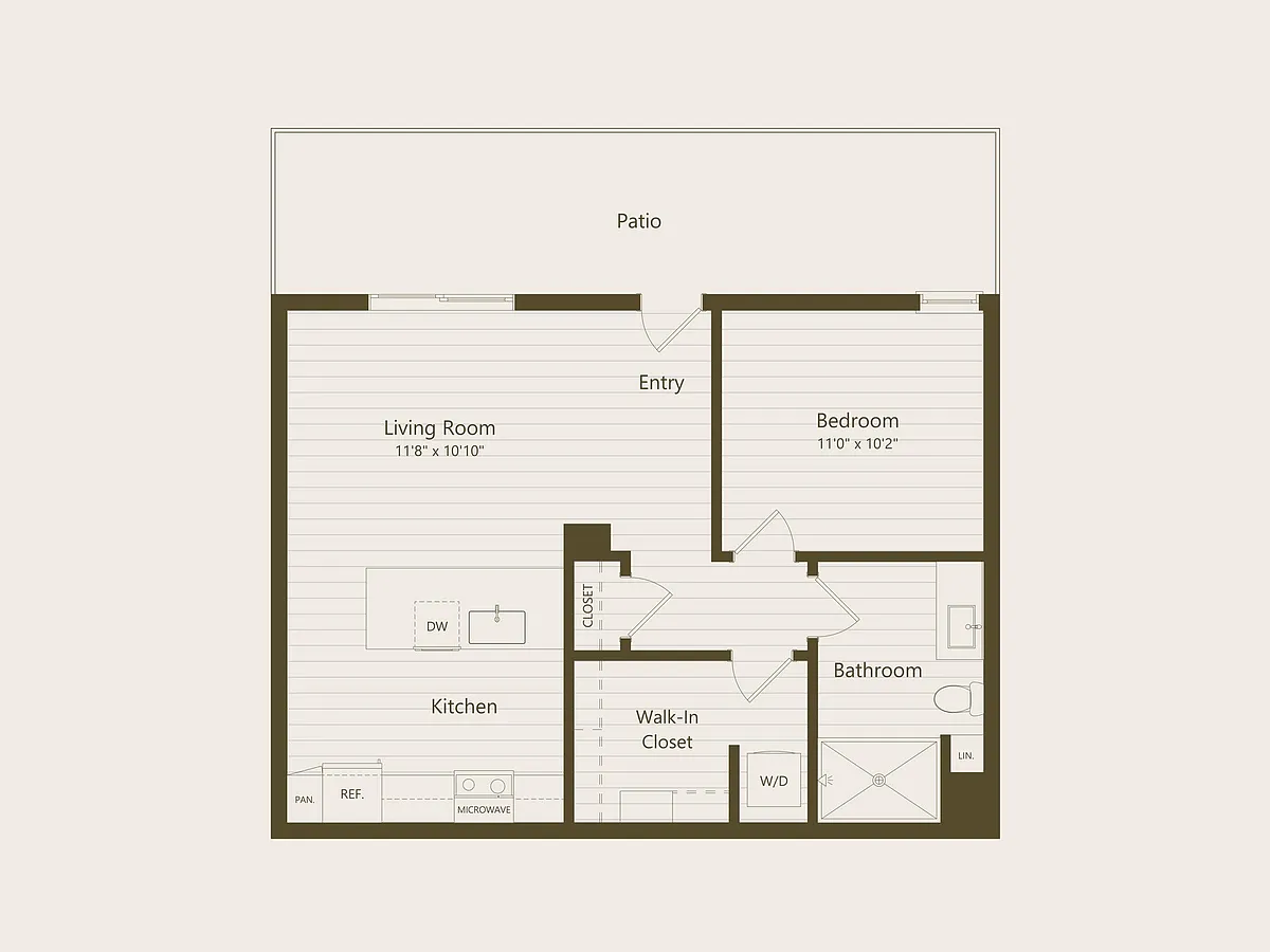 Floor plan 1C