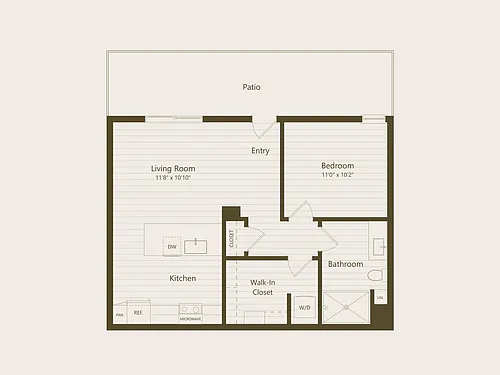 Floor plan 1C