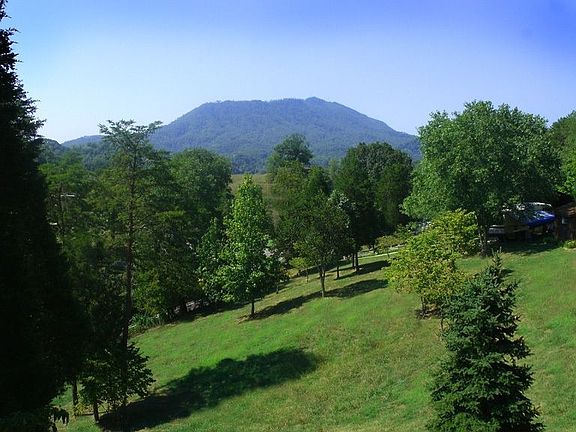 South West View from Covered Porch to Bluff Mtn.