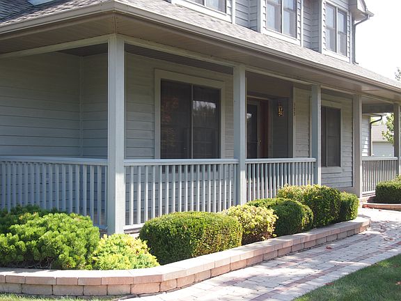 Brick walkway, porch, patio 