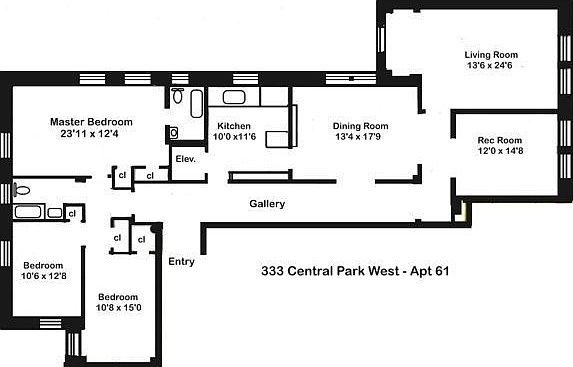 1st image of 333 Central Park W APT 61