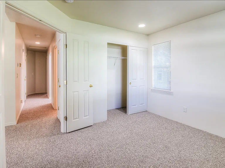 View of hallway from front den/bedroom
