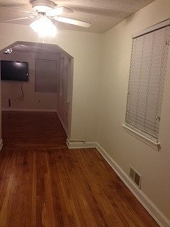Dining area and living room
