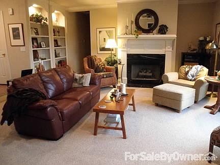 Spacious Windows & Crown Moulding