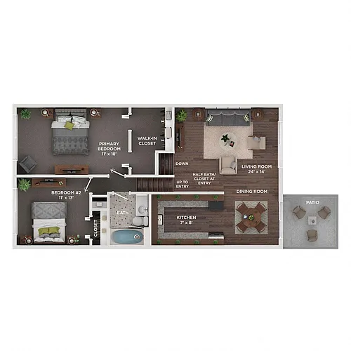 Floor plan B1p