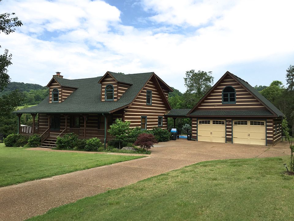 House and attached garage