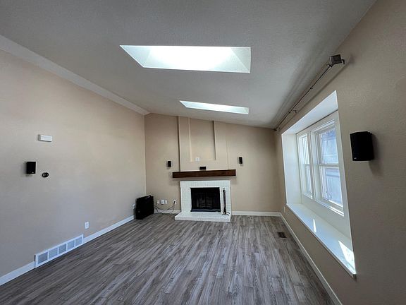 Main living area with fireplace