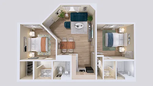 Floor plan B1