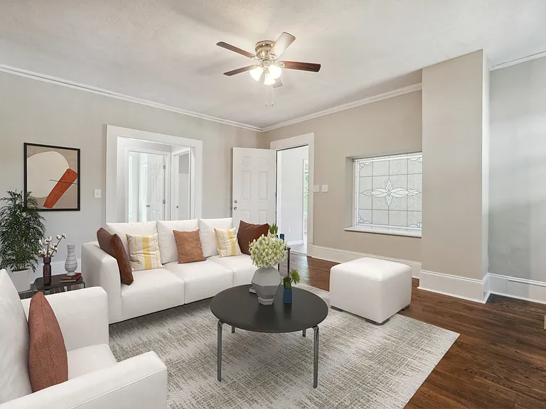 Living room (virtually staged)