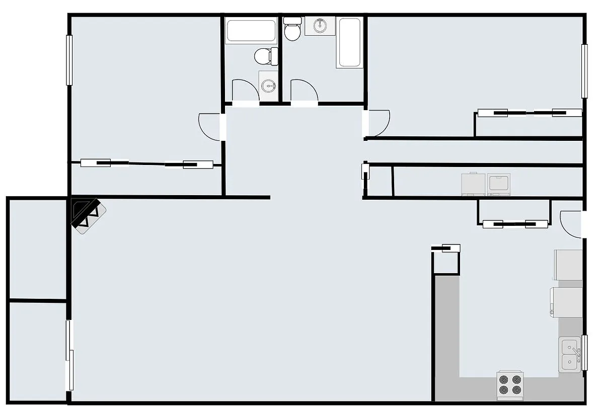 Floor plan 2X2