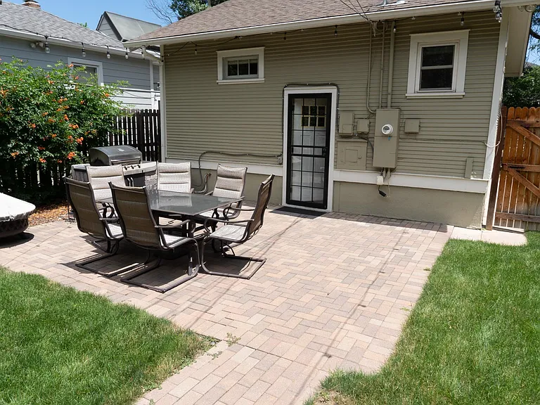 Backyard patio