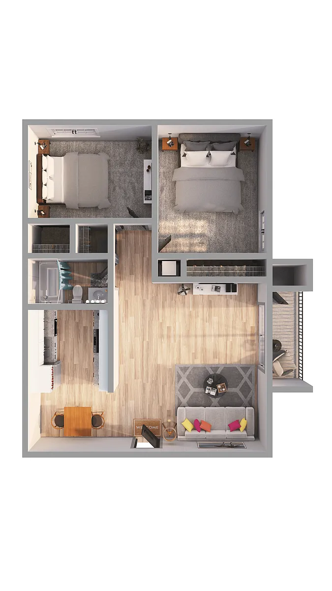Floor plan B1