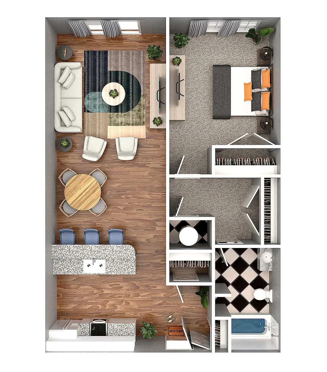 Floor plan Brookside