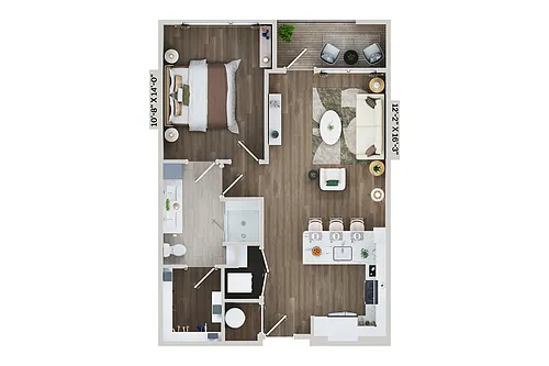 Floor plan A10A