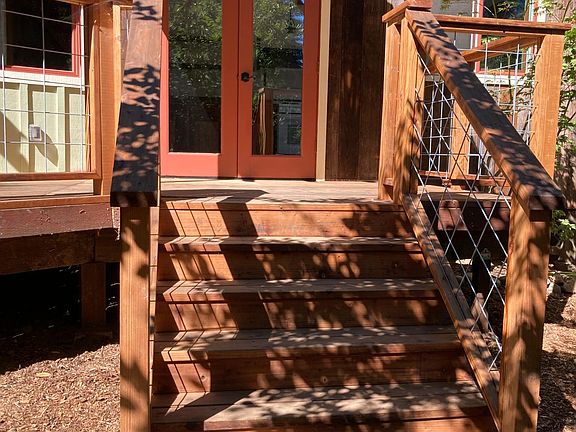 entrance to cottage