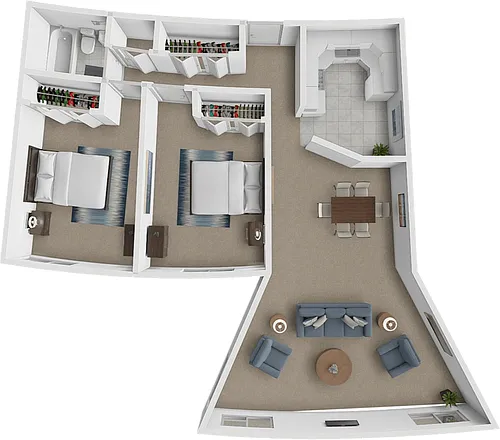 Floor plan The Herron