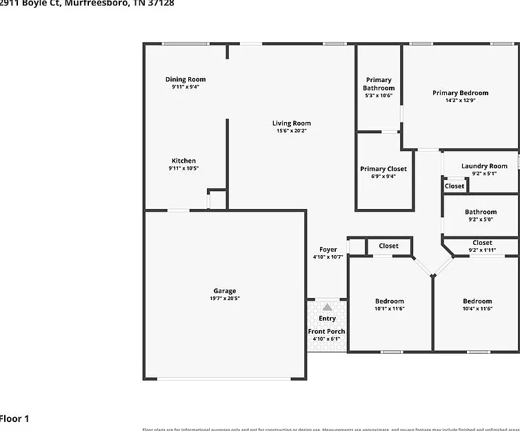 3 bed, 2.0 bath, 1389 sqft, $2,000 — Photo 2