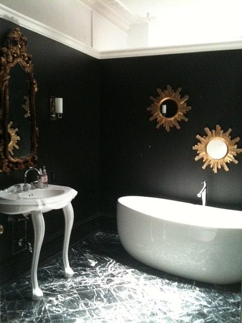 Spa Bathroom bathed in Skylight, beautiful soaking tub, walk