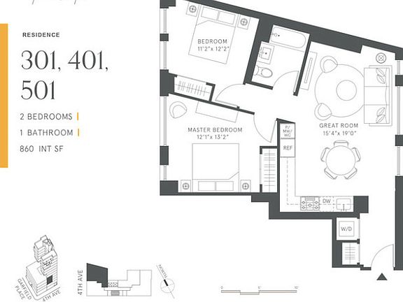 2nd image of 269 4th Ave #301