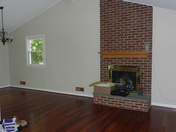 wood burning fire place