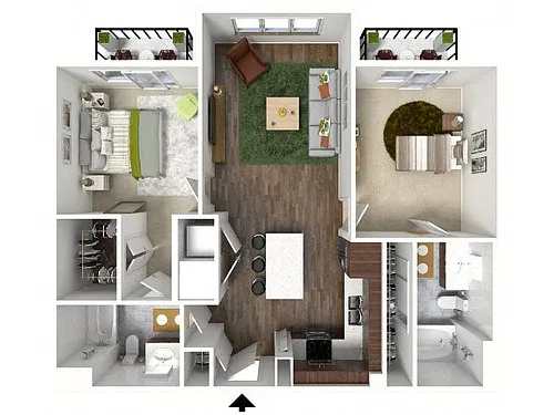 Floor plan B3