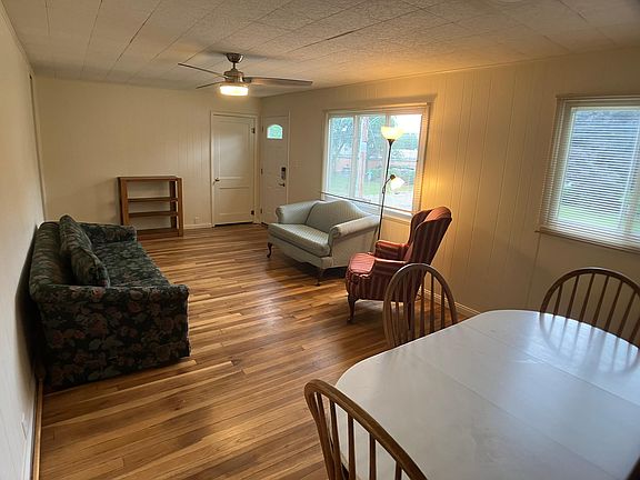 living room from dining table end