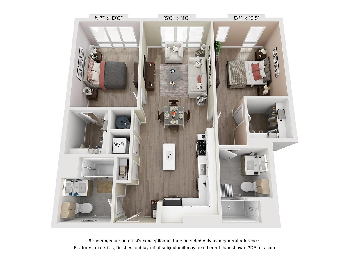 Floor plan B15