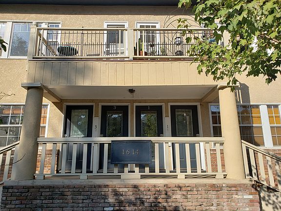 Front porch and balcony.