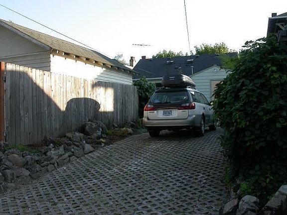driveway and shed