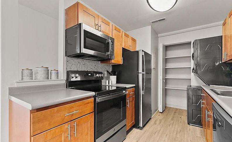 Contemporary Kitchen Style with Stainless Steel Appliances