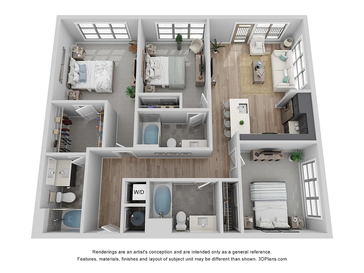 Floor plan B-3B1