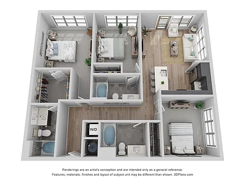 Floor plan B-3B1