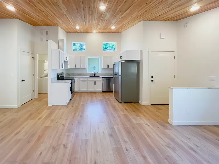 View from back of living room