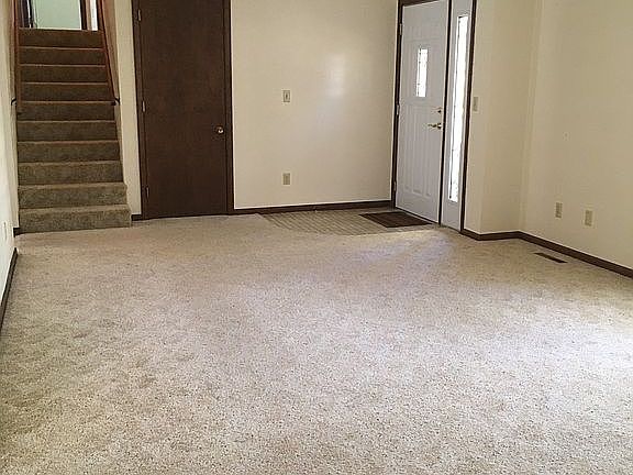 Entry living room & stairs