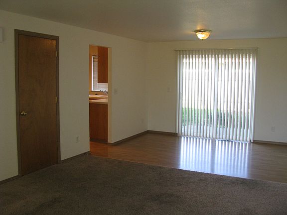 Kitchen to left of dining area