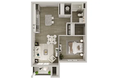 Floor plan One Bedroom