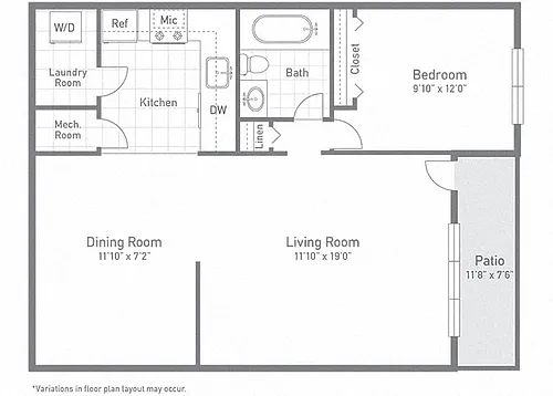 Floor plan The Mayapple