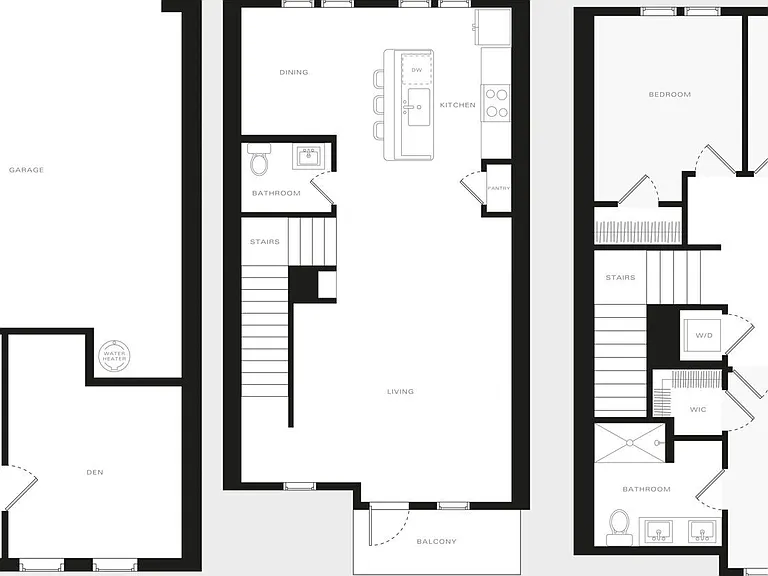 TH-1.1 floor plan Gladwen Wendell Falls