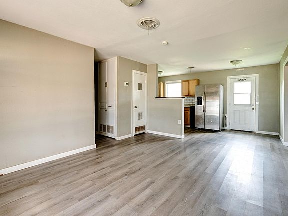 Living room overlooking kitchen space