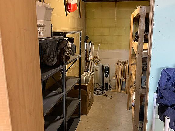 basement storage room