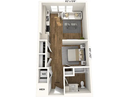 Floor plan S2-580sf-FinishIV