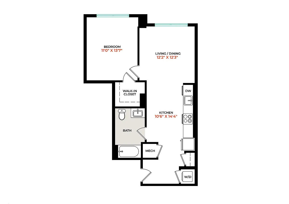 Floor plan A17A