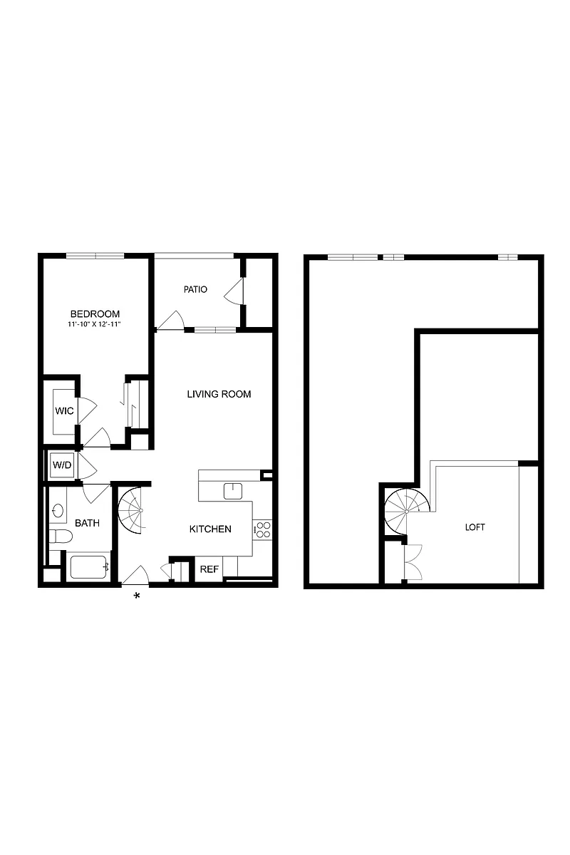 Floor plan A2B - Loft