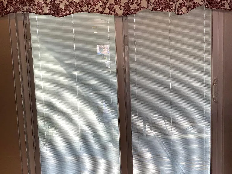 Sliding Door going to the backyard