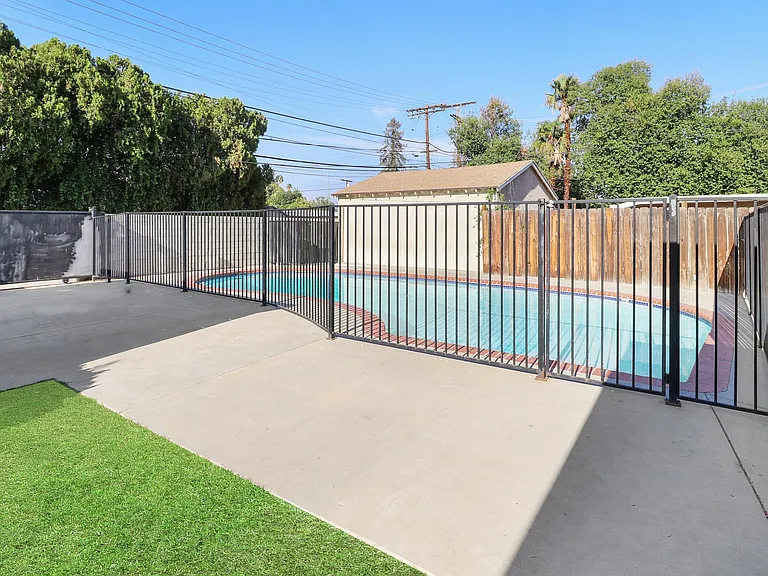 Back yard and Pool view