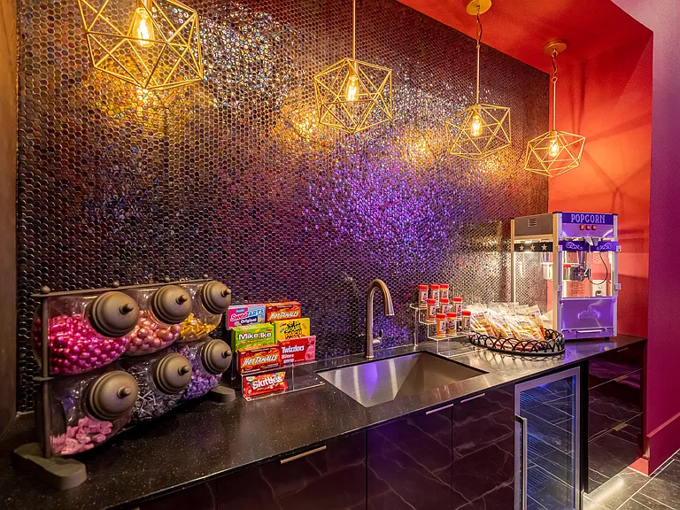 Grab popcorn and relax in our media lounge.