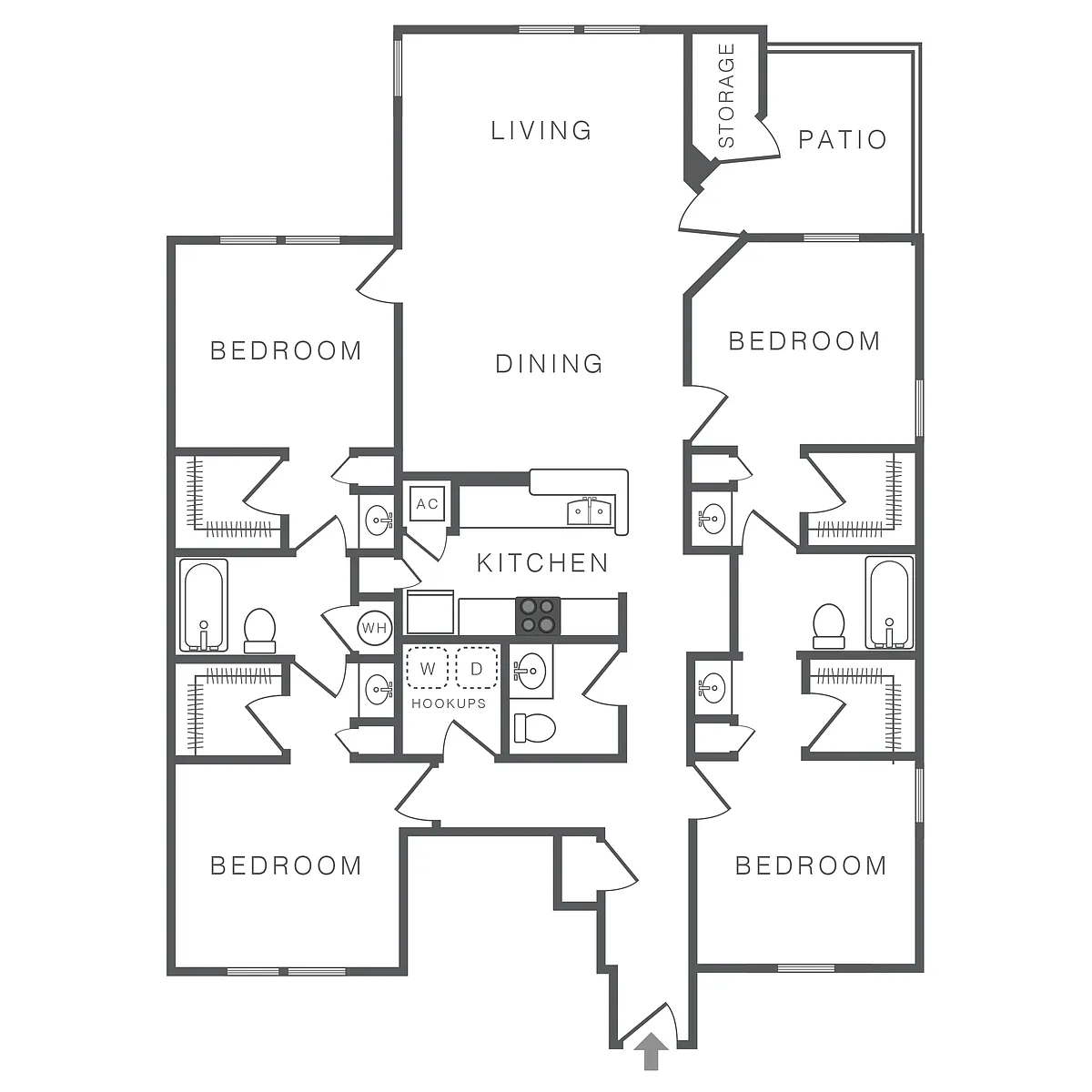 Floor plan D1